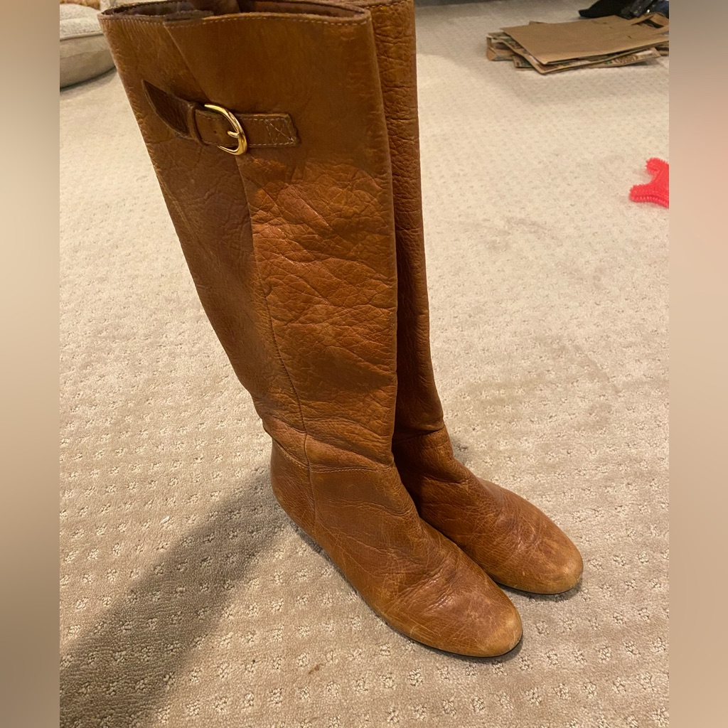 Steven By Steven Madden Tan Boots